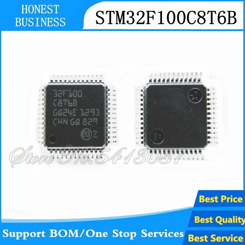 5 шт. 20 шт./лот STM32F100C8T6 STM32F100C8T6B STM32F100 Φ|Аксессуары для наушников| |