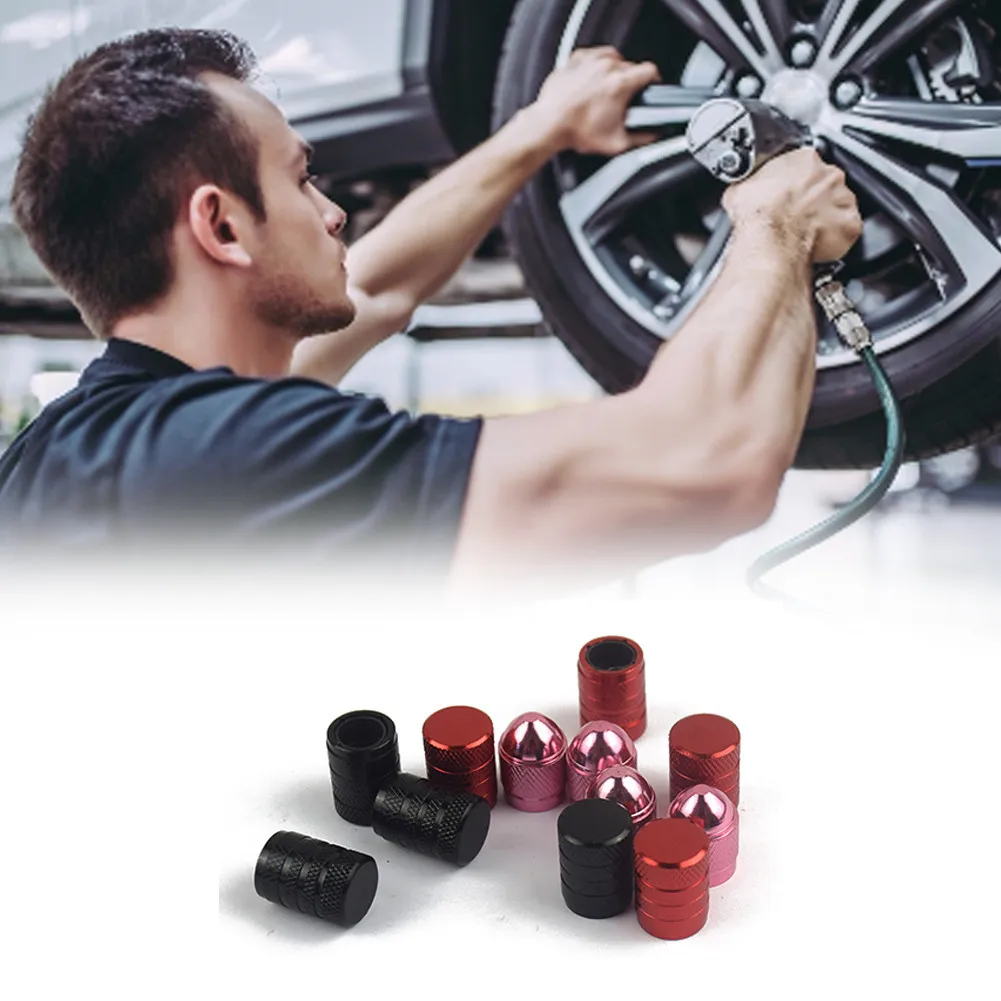 

4Pcs Plastic Inside Protect Theftproof Wheel Tire Valves Covered Car Motorcycle Truck Universal Cap Dustproof Accessories