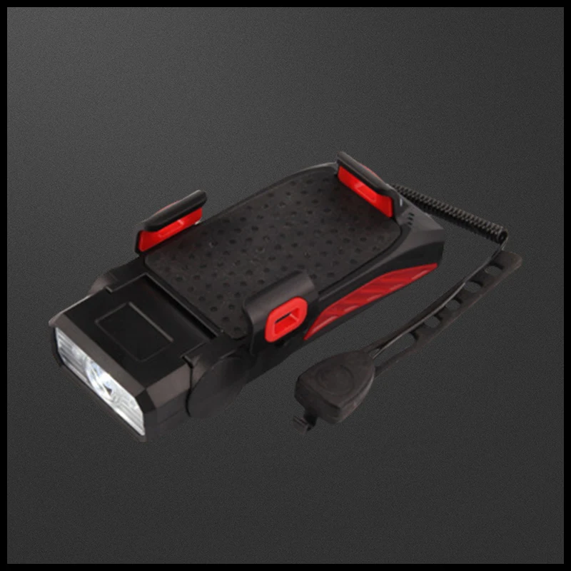 

Xunting Mountain Bike Waterproof Horn Light Mobile Phone Holder Outdoor Riding Equipment Bicycle Front Light