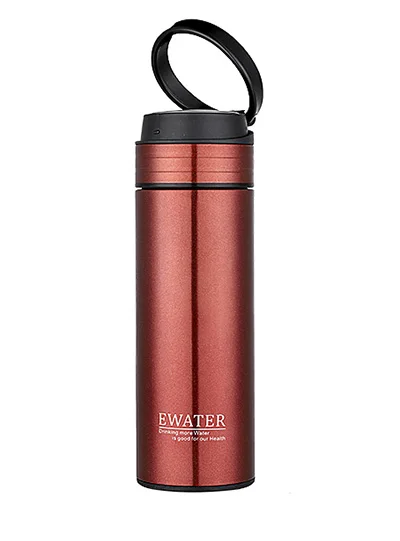 Portable Red Вакуумные склянки и бутылки бизнес высокого боросиликатного стекла лайнер термос бутылка 304 нержавеющая сталь чашка чай фильтр Портативный 320 мл - Цвет: Portable Red