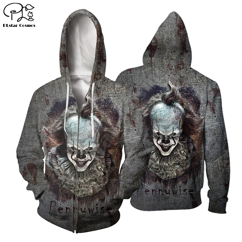 

PLstar Cosmos 3D Printed hoodies Halloween All Saints' Day Pumpkin Witch streetwear woemn for men Funny zip Hoodie Sweatshirt