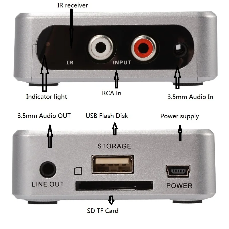 Новинка 2017 карта захвата звука USB2.0 преобразует старую музыку в mp3 сохраняет
