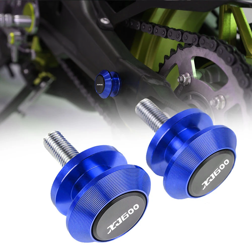

For Yamaha XJ600 XJ600N XJ600S 1995-2003 2002 2001 2000 1999 Motorcycle 6MM CNC Aluminum Swingarm Spools Stand Screws Slider