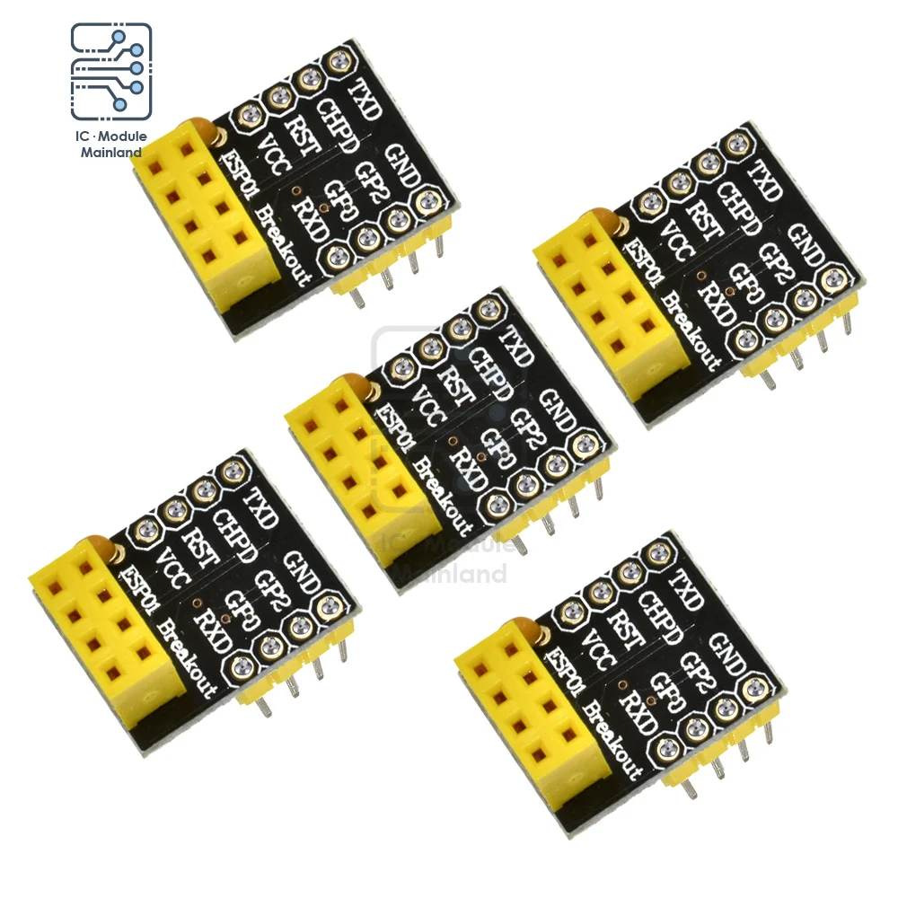 5 шт. 3 В ESP8266 Φ беспроводной модуль последовательная макетная плата адаптер UART 4
