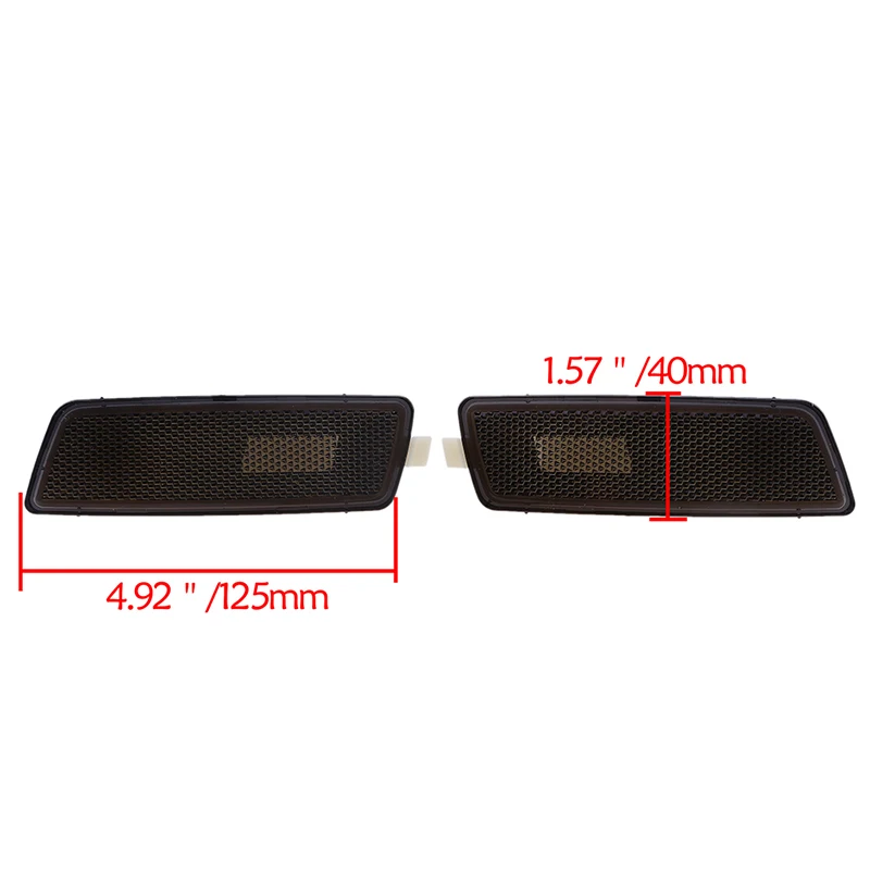 Передний бампер POSSBAY отражающий светильник для VW Golf/R32/GTI/Rabbit/Jetta MK5 боковой маркер