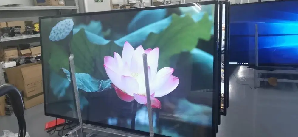 75 85 дюймов 4k Большой экран led tv плоский с пультами дистанционного управления для