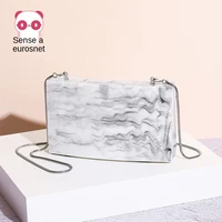 just star 20202 new fashion ladies messenger bag marble box bag trend chain shoulder bag bags female