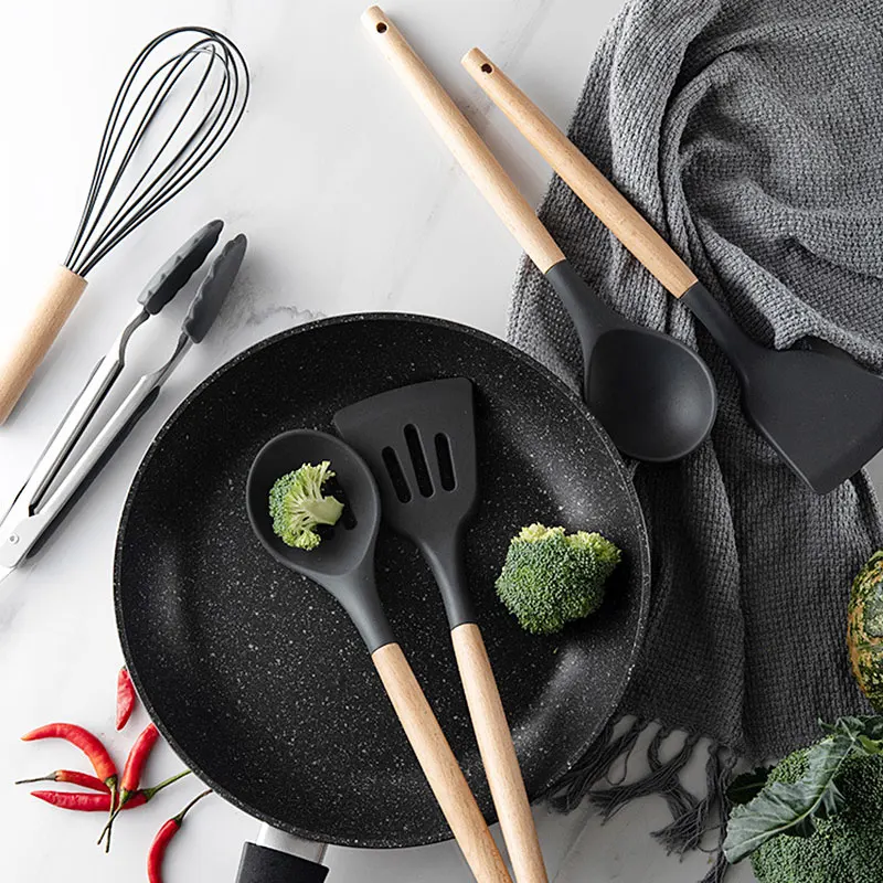 Набор кухонных принадлежностей набор кухонной посуды из силикона 12 предметов