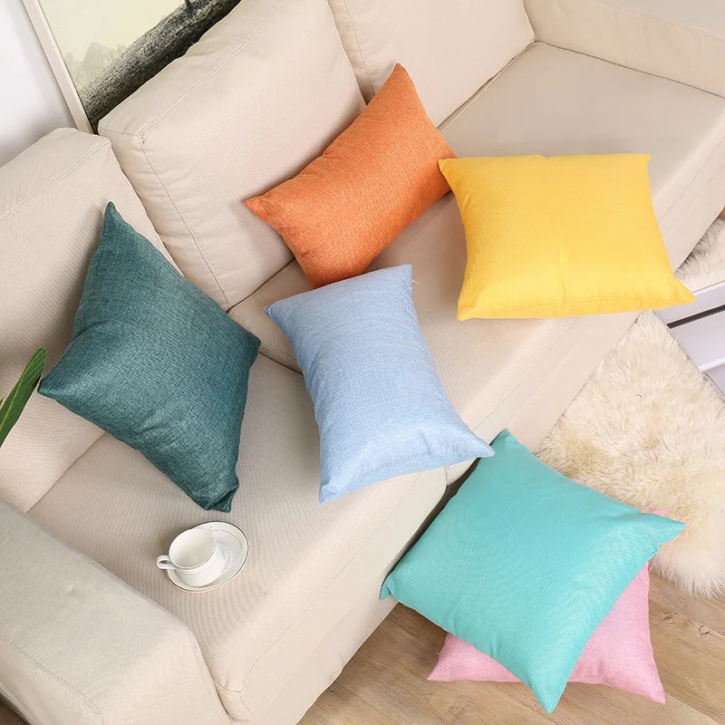 Подушка Чехол подушки сиденья автомобиля подушка крышка простой Карамельный