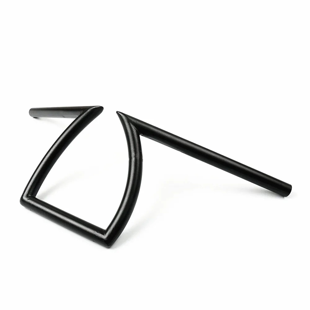 Black Z Bar 8-3/4" Rise 22mm 7/8" Motorcycle Drag Handlebar Custom Chopper Cafe Racer For Honda Yamaha Suzuki Kawasaki Touring |