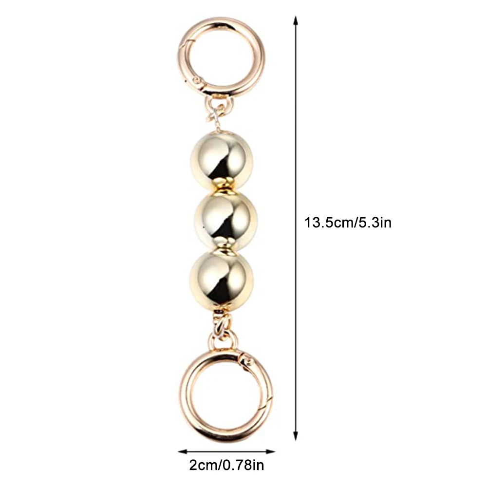 

Bag Chain Strap Extender Imitation Pearl Bead Replacement Chain Strap for Purse Clutch Handbag