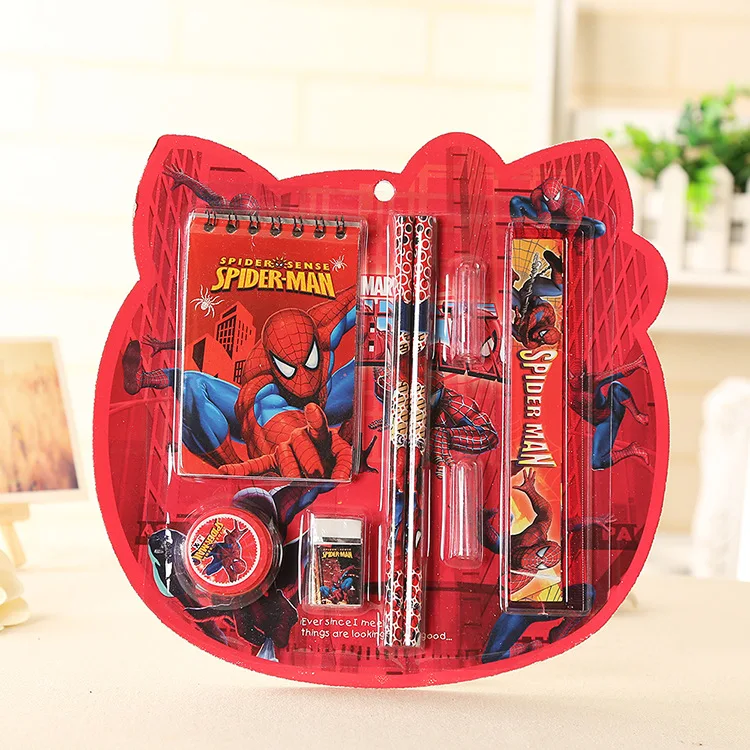 Disney Микки Человек-паук набор канцелярских принадлежностей с мультгероями