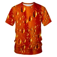 2021 summer mens 3d pattern digital printing t shirt fashion short sleeved mens casual and comfortable 3dt shirt