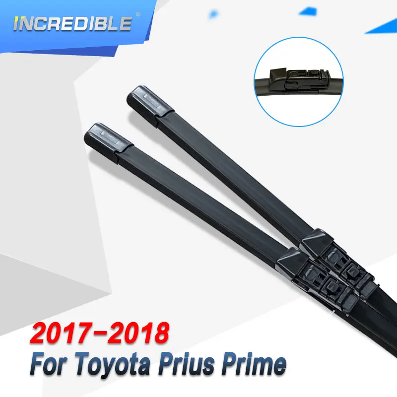 Невероятные гибридные щетки стеклоочистителя для Toyota Prius Prime Fit Нажимные кнопки |