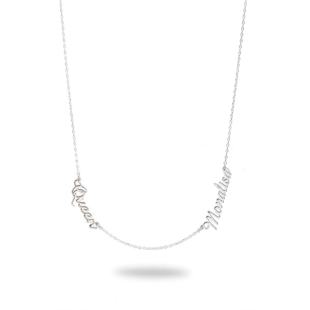 FYW Персонализированные Имя ожерелье из нержавеющей стали индивидуальные буквы