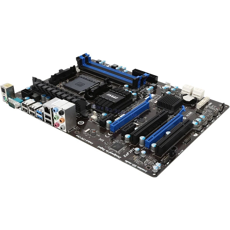 Разъем AM3/AM3 + для материнской платы MSI 970A-G46 DDR3 32 Гб AMD FX/Phenom II/Sempron PCI-E 2 0 б/у
