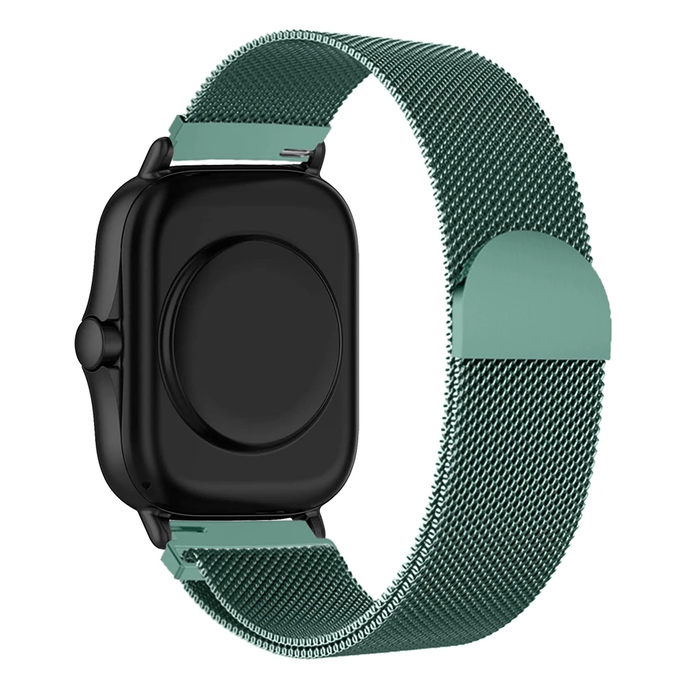 Магнитный ремешок для Amazfit GTS/2/2e/GTS2 Mini/GTR 42 мм/47 мм/GTR2/2e/stratos 2/3 металлический браслет