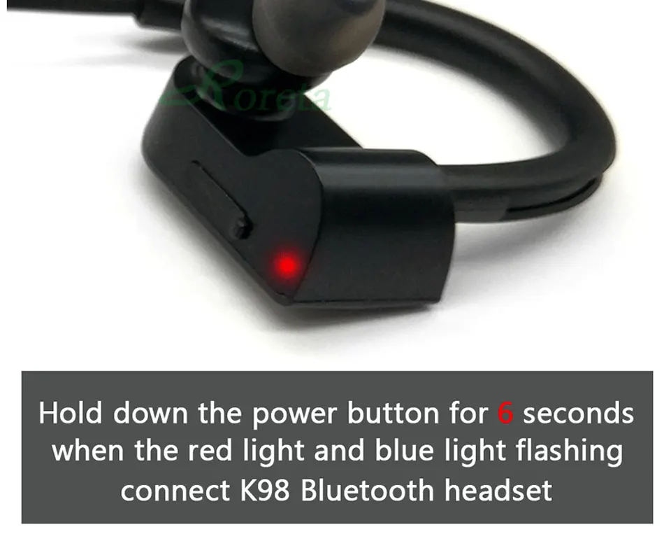 Roreta K98, беспроводные наушники, Bluetooth наушники, спортивные, для бега, беспроводная, стерео, Bluetooth гарнитура с micr для Android IOS