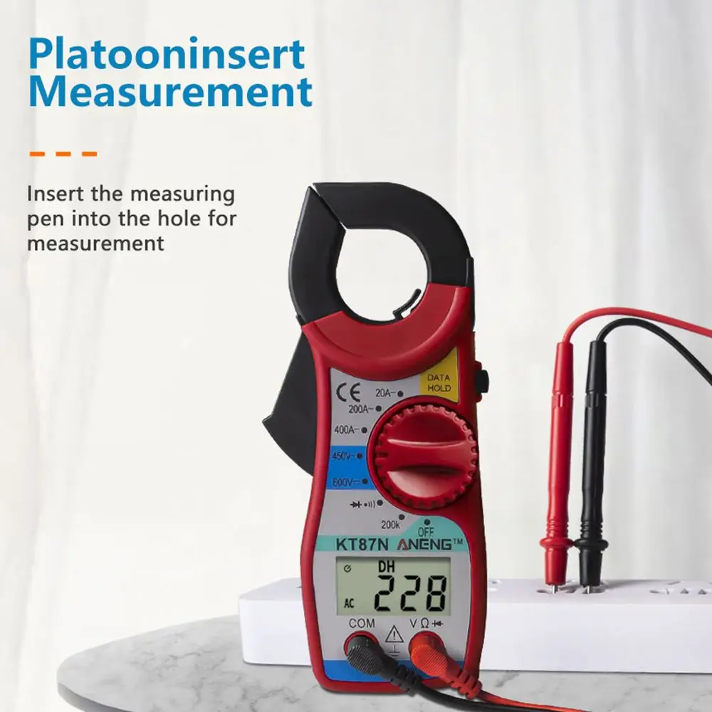 Цифровой мультиметр амперы Токоизмерительные клещи тестер напряжения
