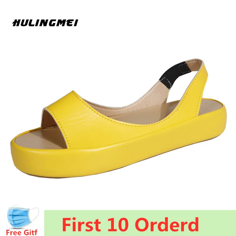 Легкие Нескользящие сандалии новинка 2020 женские прочные с пряжкой на ремешке