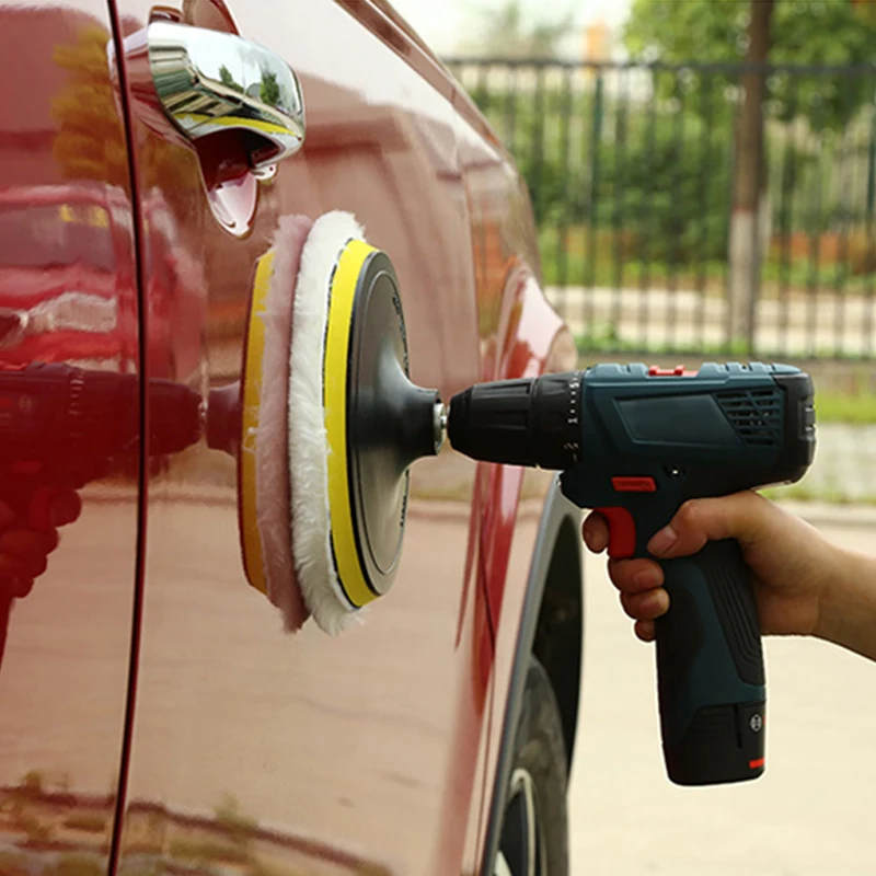 5 шт. Автомобильная полировальная Подушка 3/4 дюйма шерстяное полировальное