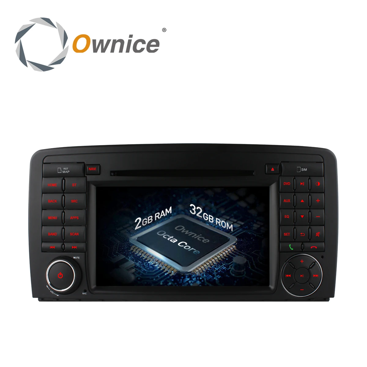 Ownice C500 4G SIM LTE Android 6 0 Восьмиядерный автомобильный DVD плеер для Mercedes AMG R Class W251 R280 R300