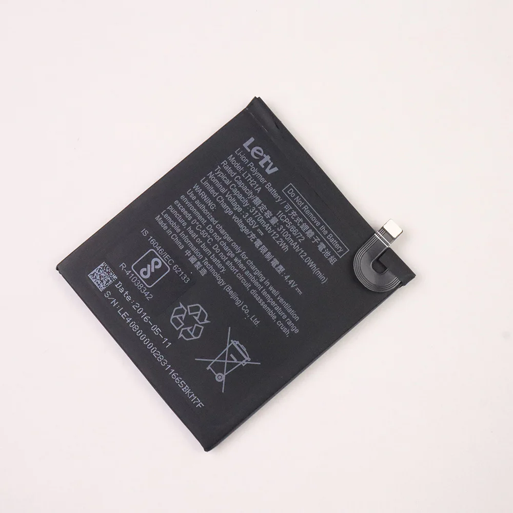 original lth21a 3100mah for letv leeco lemax2 x822 x829 le phone le max 25 7inchx821 x820 mobile phone replacement battery free global shipping