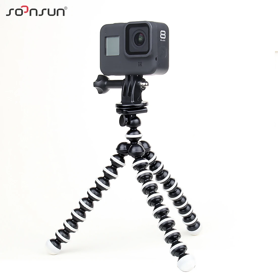 SOONSUN быстроразъемное крепление для штатива + Адаптер с 1/4 ''гайками GoPro Hero 9 8 7 6 5