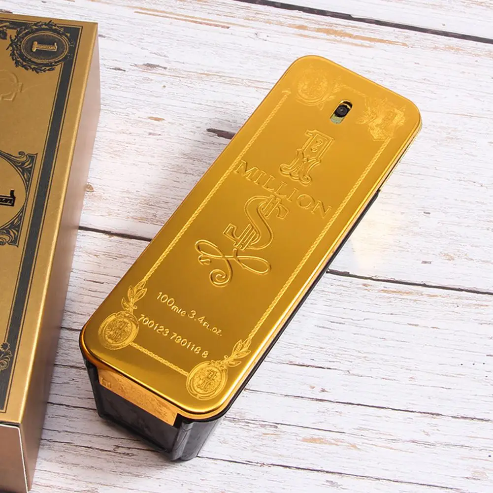 100 мл Million Prive Lucky Gold Мужской спрей для тела стеклянный флакон парфюмированный стойкий аромат натуральный вкус Парфюмированная вода