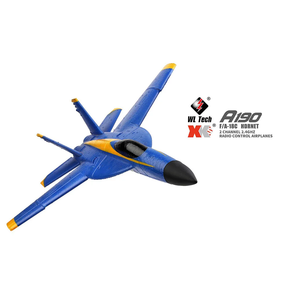 Wltoys XK A190 F 18 RC самолет F/A 18C Hornet 2 4 ГГц радио Управление 6 оси Дрон Дистанционное
