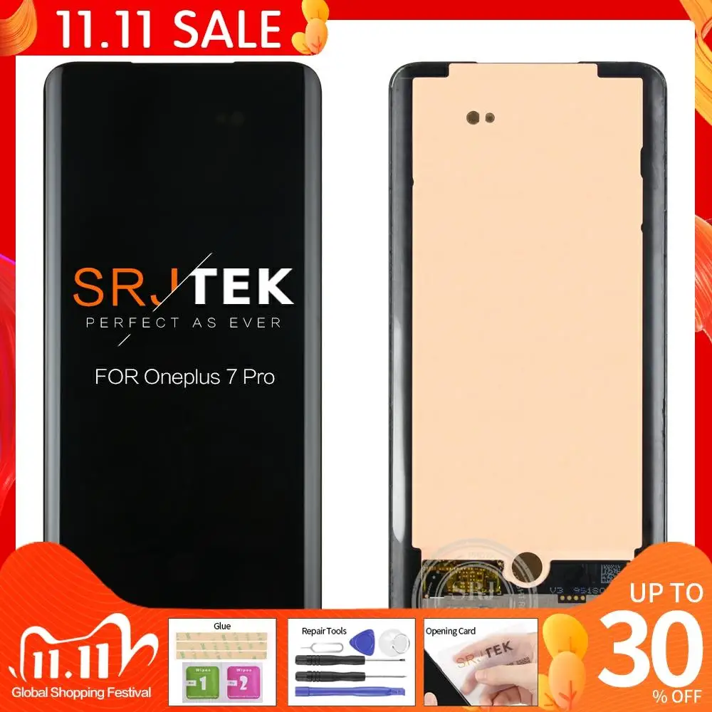 Протестированный 6 64 для OnePlus 7 Pro LCD дисплей кодирующий преобразователь