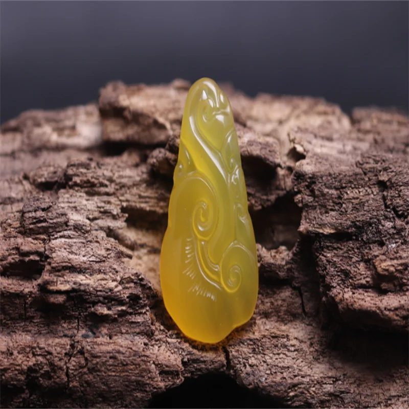 Горячая Распродажа натуральный цветной халцедон ручной вырезания Ruyi в четырех