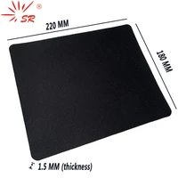 sr high quality 18221 5cm black desk mat mouse pad boundless design non slip for computer tablet laptop accessories