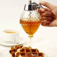 acrylic syrup juice dispenser honey syrup dispenser honey pot