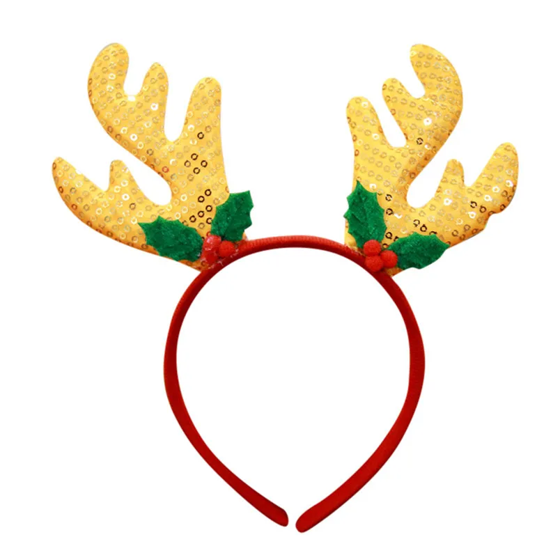

Good Gift Christmas Adult Kid Cosplay Animal Antlers Headband Headclip Accessories Cute Hairband Opaski Dla Dziewczynek 30DE25