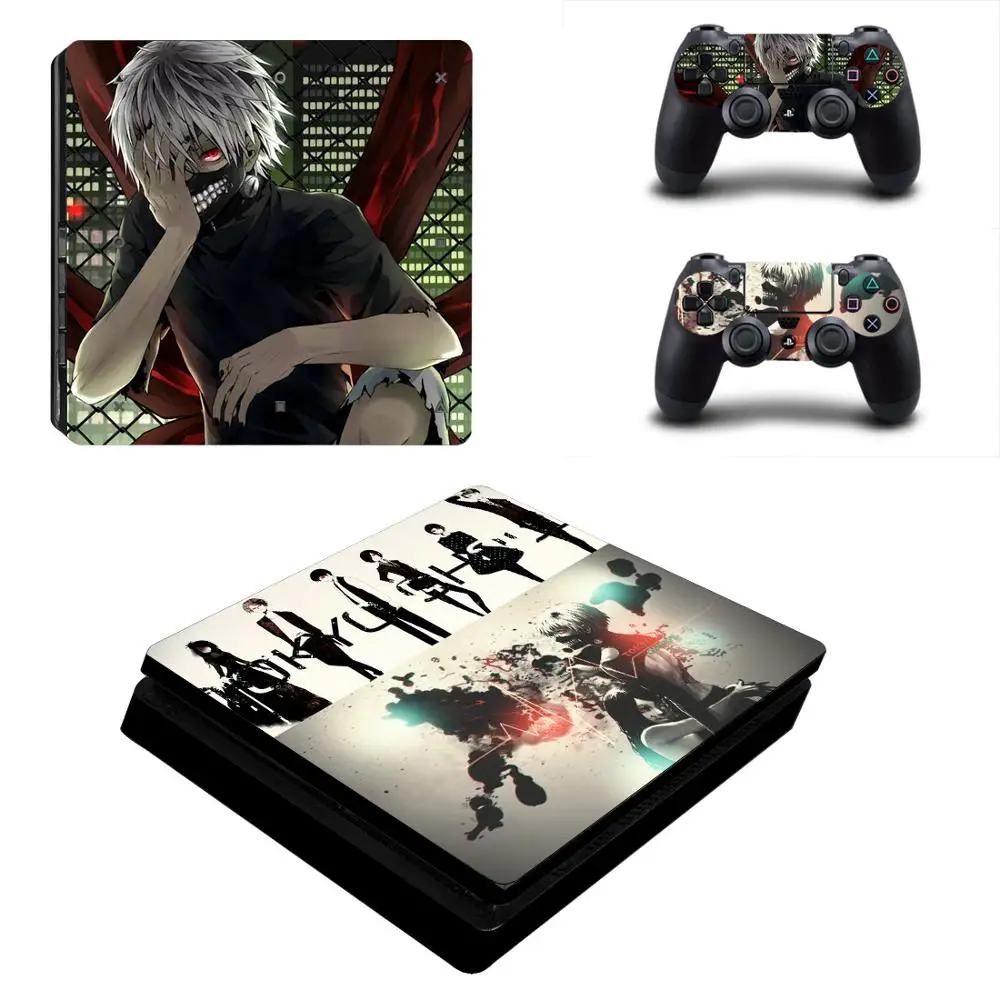 Тонкие наклейки для PS4 в стиле Токийский Гуль PS 4 Play station тонкие виниловые Pegatinas