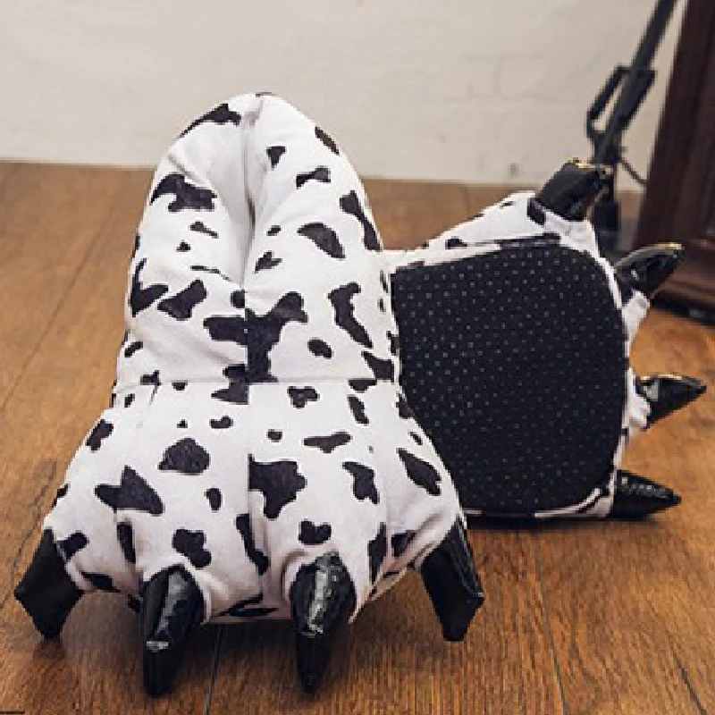 Рождественские Зимние теплые мягкие домашние тапочки для женщин и мужчин