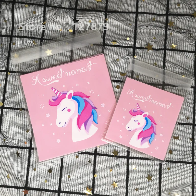 Пластиковые самоклеящиеся пакеты для конфет SJMANDUN 100 шт.