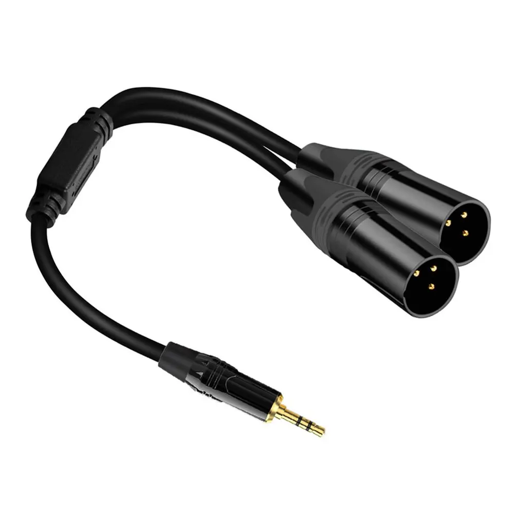 

3.5mm TRS Stereo Cable TRS Stereo Y Splitter Patch Microphone Cable 3.5mm Audio TRS Cable Accessories
