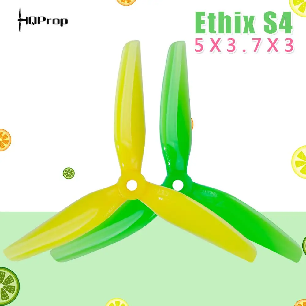 Высокое качество HQ Ethix S4 Prop 5X3.7X3 5037 5 дюймов 3 лезвия/трехлопастной Пропеллер CW CCW prop