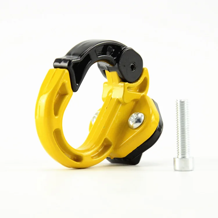 Yellow without base Универсальная подвесная сумка шлем крюк Коготь багаж Перевозчик Для Honda Suzuki Kawasaki Yamaha Скутер ATV UTV аксессуары для мотоциклов - Цвет: Yellow without base