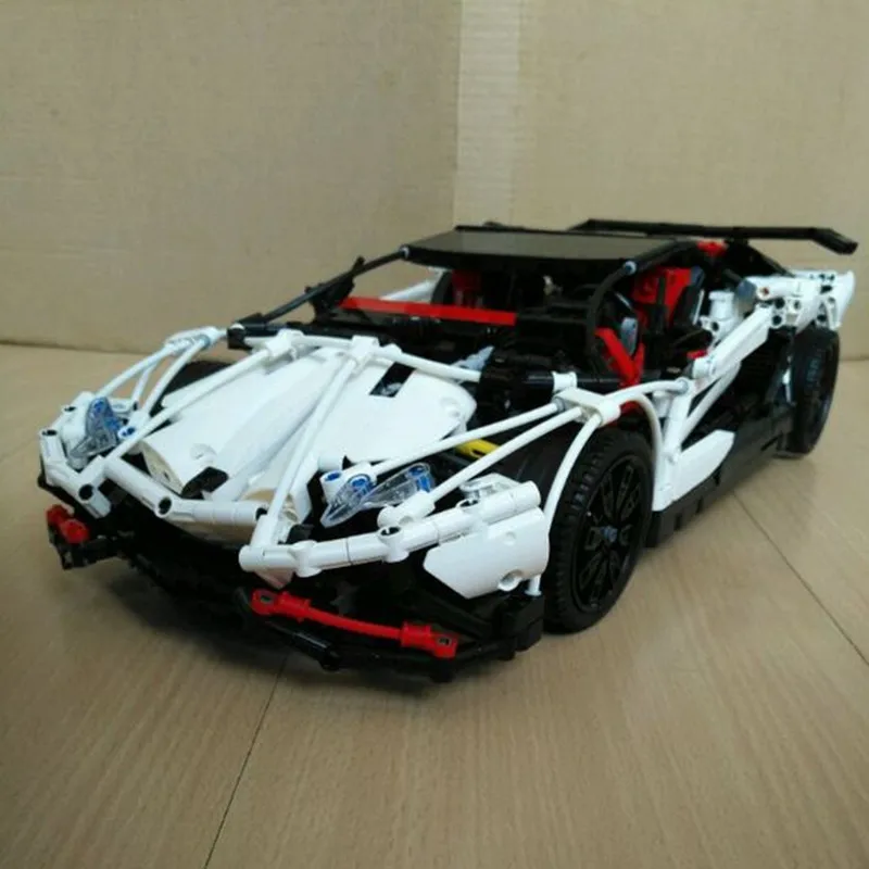 Новый Technic гоночный автомобиль тип хэтчбек R Набор legglys MOC-2695 technic модель