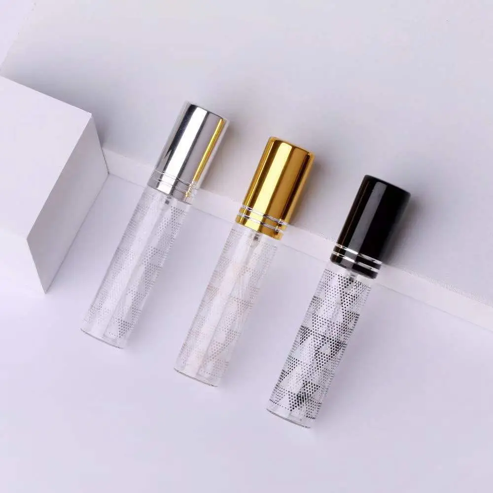 10ML Clear Thin Glass Perfume Bottle Spray Atomizer Empty Sample Vials Refillable Mini Flacon | Bottles