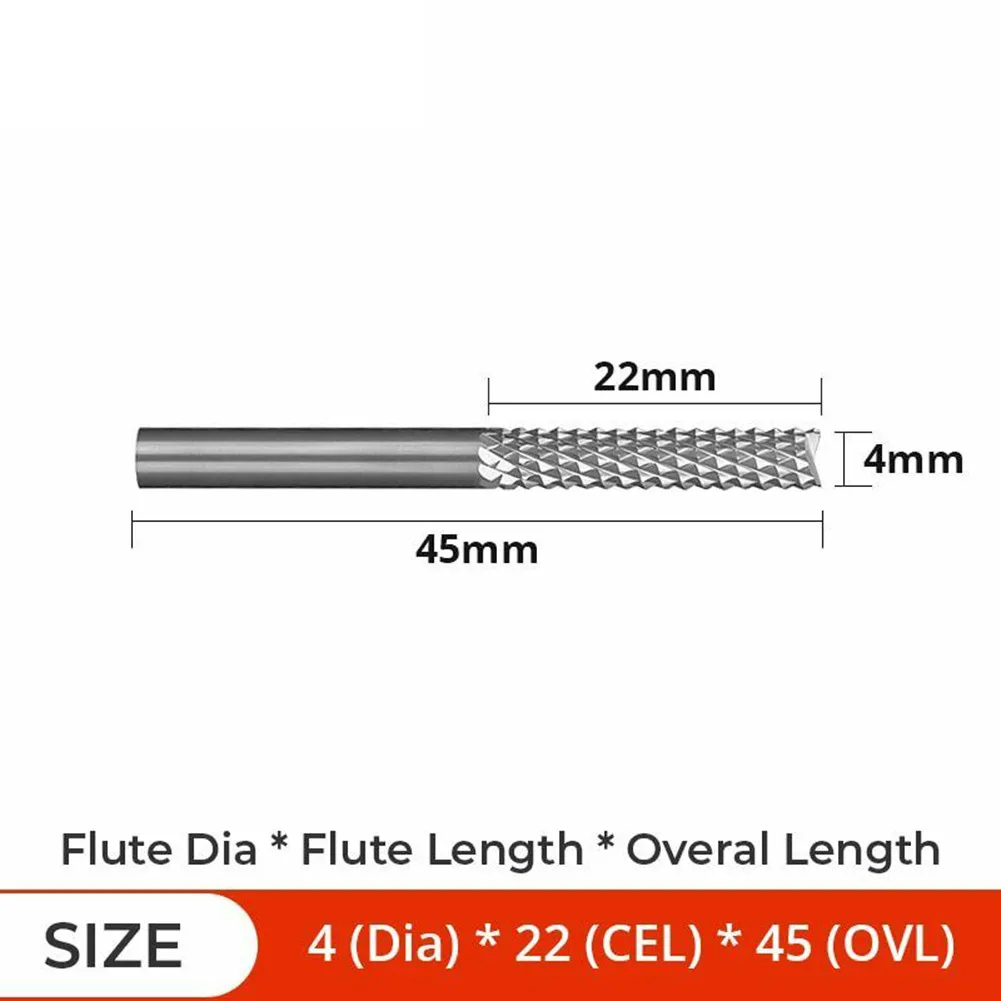 

R2.0 45/50/60/70/80mm Milling Cutter Carbide Tungsten Corn Teeth Cutting 4/6mm Milling Bits End CNC PCB Milling Cutters