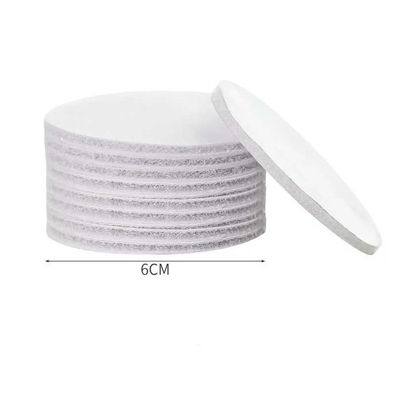 10 пар в комплекте Самоклеящиеся Нескользящие коврики крепежа наклейки