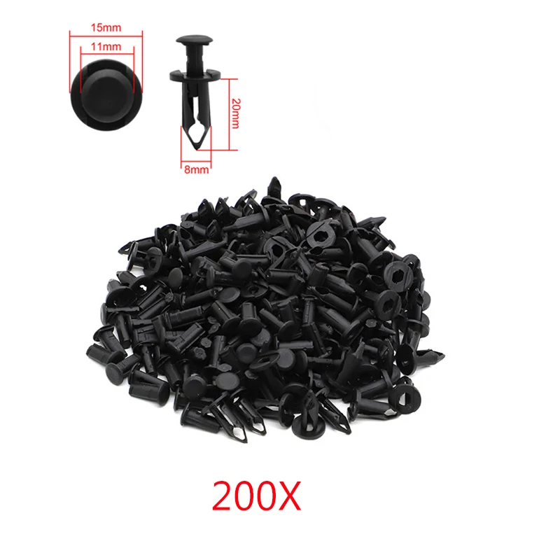 100/200x UTV пластиковые фотообои/кузов заклепки с/инструмент для удаления для Polaris Ranger RZR, Scrambler Sportsman Trail General Boss