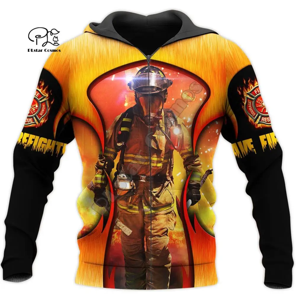 

PLstar Cosmos 3DPrint FireFighter Firemen Fire Hero Harajuku Streetwear Men/Women Funny/Zip Hoodies/Sweatshirts/Jackets/a11