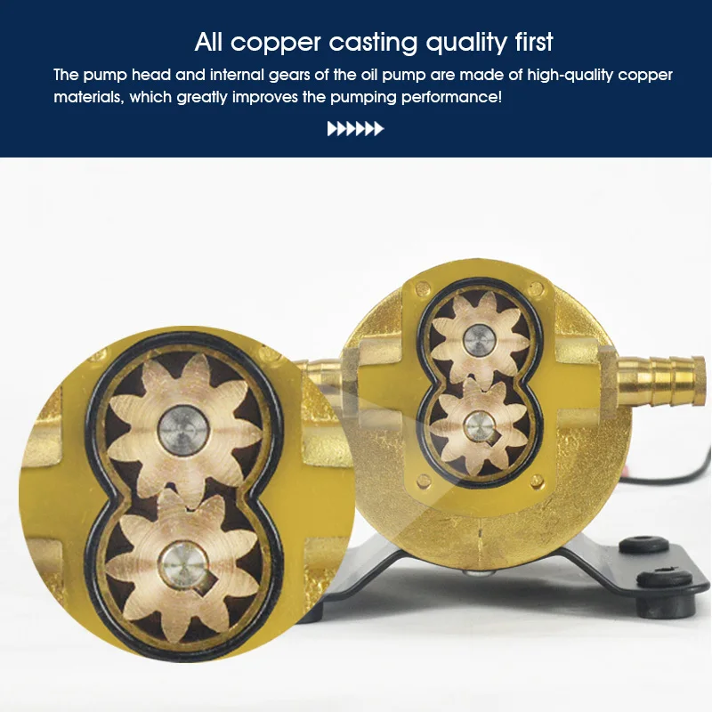 Электрический Шестеренчатый топливный насос высокого давления 12 В 24 постоянного