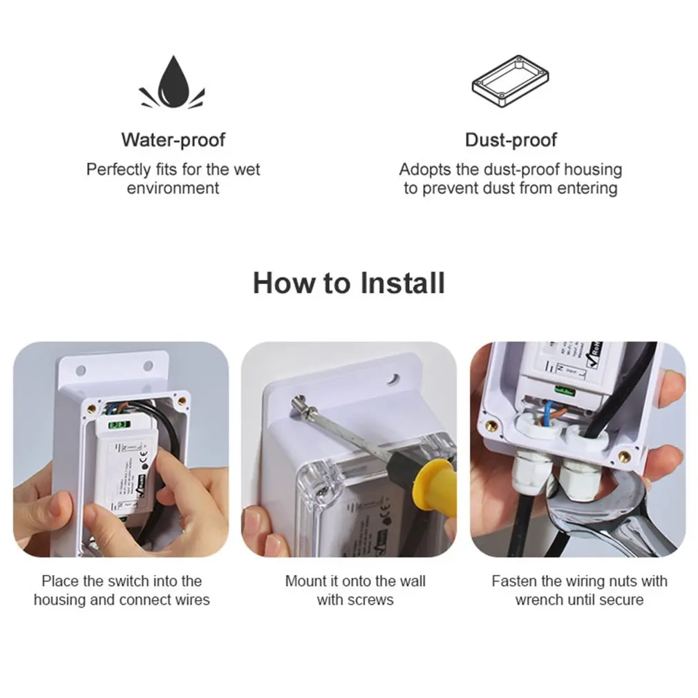 IP66 водонепроницаемый распределительный ящик чехол водостойкий корпус Поддержка