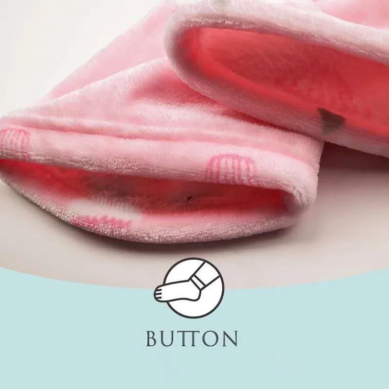 Winter Women's Plush Pajama Pants Warm Home Pants Loose Comfortable Elastic Waist Cute Cartoon